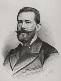 Portrait of Eugenio Sellés Angel (1842-1926), Spanish playwright, 1878. Creator: Arturo Carretero y Sánchez.