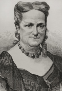 María Cristina de Borbón of the Two Sicilies (1806-1878), Queen consort of Spain, 1878. Creators: Félix Badillo, Arturo Carretero y Sánchez.