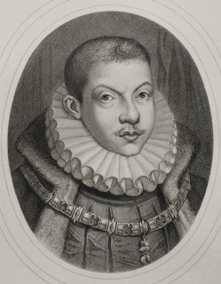 Philip III (1578-1621), King of Spain (1598-1621) and also, as Philip II, King of Portugal..., 1879. Creators: Alphonse Charles Masson, Magin Pujadas.