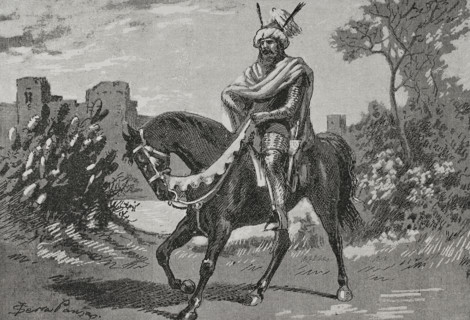 Abu Amir al-Mansur (c939-1002), 1890. Creator: Joan Serra y Pausas.