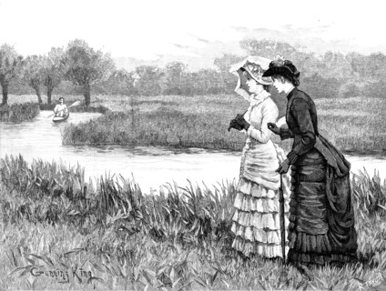 He is coming, said Jeannette, in a warning voice, 1883. Creator: R. Taylor.