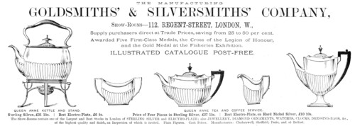 Goldsmiths' & Silversmiths' Company, 1883. Creator: Unknown.
