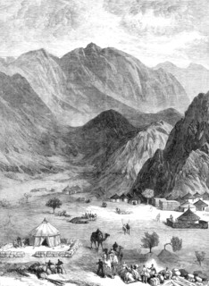 Sketches in the Soudan: the Defile of Haraza, in Kordofan, 1883. Creator: Unknown.