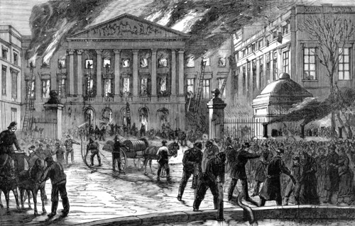Burning of the House of Representatives at Brussels, 1883. Creator: Unknown.