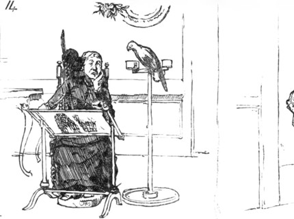 An English Christmas in Paris, drawn by A. Forestier, 1883.  Creator: Unknown.