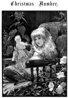 Dolly, Isn't Christmas Jolly?, drawn by Hal Ludlow, 1883. Creator: William James Palmer.