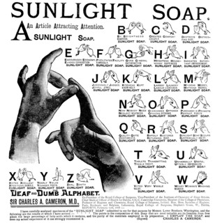 Advertisement for Sunlight Soap, 1890. Creator: Unknown.
