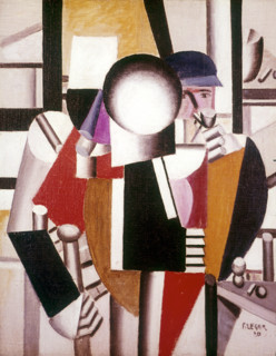 'The Three Comrades' ('Les trois camarades'), 1920. Creator: Fernand Leger.
