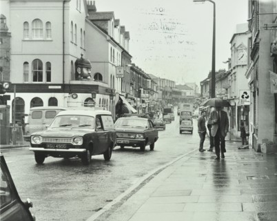 General view of Hoe Street, Walthamstow, London, 1972. Creator: Unknown.