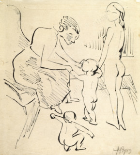 'The Family', 1913.  Creator: Max Pechstein.