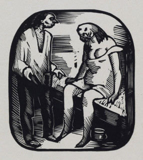 From the series "Wine, women and cards", 1920. Creator: Vasyl' Masyutin.