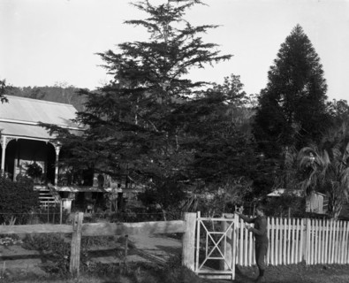 Frederick George Walker at unknown house possibly his home, c1900s. Creator: Robert Augustus Henry L'Estrange.