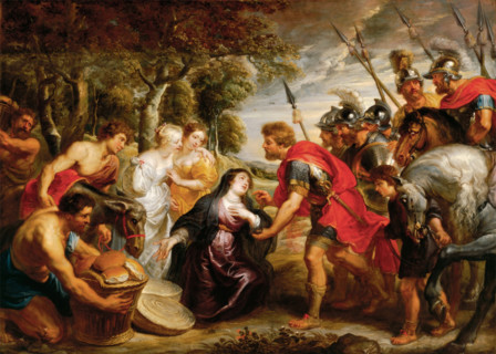 The Meeting of David and Abigail, between 1625 and 1628. Creator: Peter Paul Rubens.