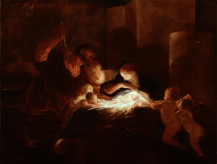 The Nativity, late 17th century. Creator: Pierre-Louis Cretey.