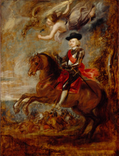Archduke Ferdinand, Cardinal-Infante of Spain, at the Battle of Nordlingen, 1635. Creator: Peter Paul Rubens.