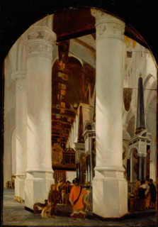 The Nieuwe Kerk at Delft with the Tomb of Willem the Silent, c.between 1650 and 1651. Creator: Unknown.