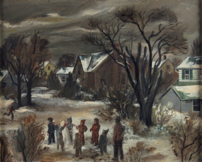 Snow Man, 1942. Creator: Carlos Lopez.