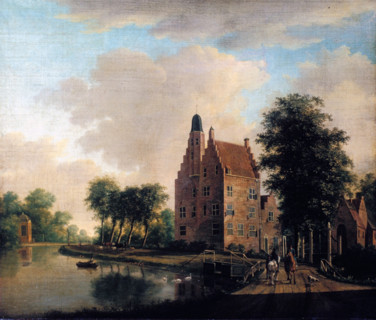 Huis Oudaen, Near Breukelen, 1780. Creator: Christian Zepp.