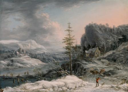 A Winter Scene, c1700. Creator: Jan Griffier I.