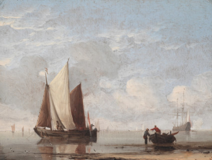 Calm Sea, c1660. Creator: Willem van de Velde the Younger.