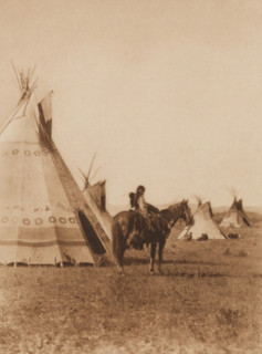 A Chief's Son, Assiniboin, 1926. Creator: Edward Sheriff Curtis.