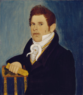 Man with Folding Rule, c1820. Creator: Wilkinson Limner.