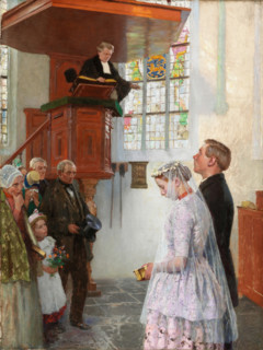 The Wedding, c1900. Creator: Gari Melchers.