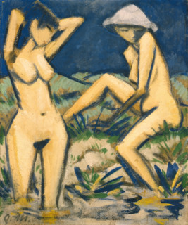 Bathers, c1920. Creator: Otto Mueller.