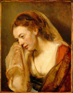 A Woman Weeping, mid- to late 1640s. Creator: School of Rembrandt Harmensz van Rijn.