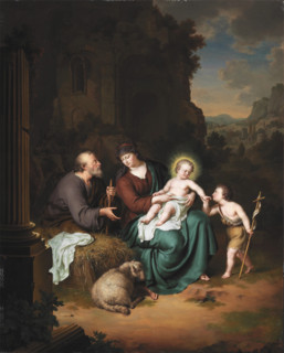 The Holy Family and Saint John the Baptist, 1708. Creator: Willem van Mieris.