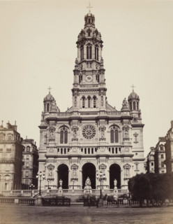 Trinity Church, Paris, between 1860 and 1870. Creator: Edouard Baldus.