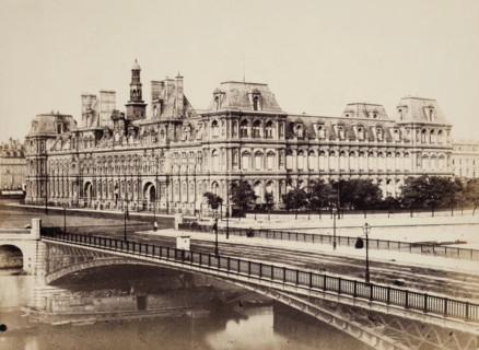 Hotel de Ville, Paris, between 1849 and 1864. Creator: Edouard Baldus.