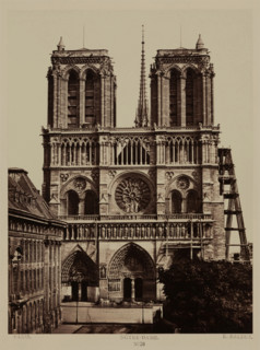 Notre Dame, between 1860 and 1870. Creator: Edouard Baldus.
