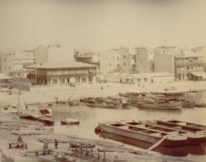 Port Said, Egypt, 1880. Creator: Hippolyte Arnoux.