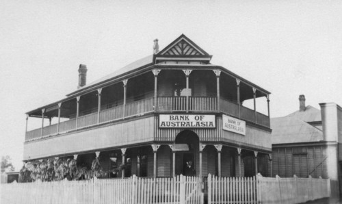 Bank of Australasia,  Charlotte Street, Crows Nest, Queensland, 1924. Creator: Jack Bain.