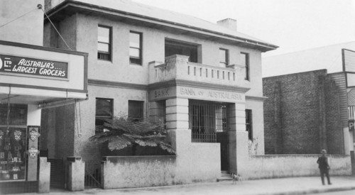 Bank of Australasia, Smith Street, Kempsey, New South Wales, 1935. Creator: Jack Bain.