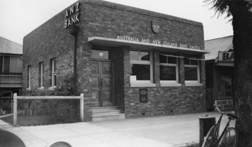 ANZ Bank, Formerly - Bank of Australasia, Caboolture, Queensland, 1955. Creator: Jack Bain.