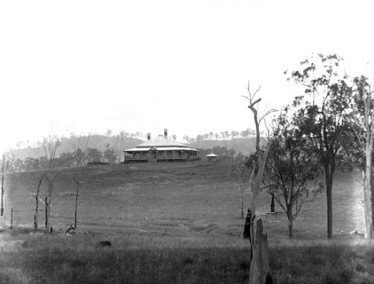 Country 'Queenslander' house, possibly Canungra Coomera region, 1888. Creator: Robert Augustus Henry L'Estrange.