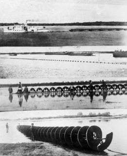 Spiral device/ water apparatus (possibly an example of Archimedes' screw)., c1900s. Creator: Robert Augustus Henry L'Estrange.