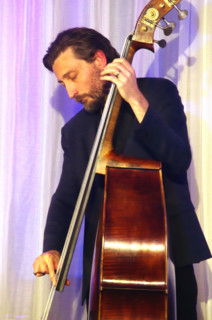 Ferg Ireland, Georgia Cecile Quartet, Watermill Jazz Club, Dorking, Surrey, 7 October 2025. Creator: Brian O'Connor.