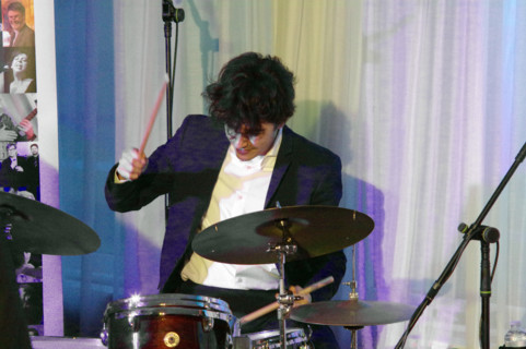 David Puime, Joan Fort Trio plus Vincent Herring, Watermill Jazz Club, Dorking, Surrey, 20 May 2025. Creator: Brian O'Connor.