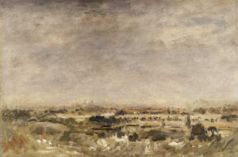 A distant view of Bridgnorth, 1925. Creator: Philip Wilson Steer.