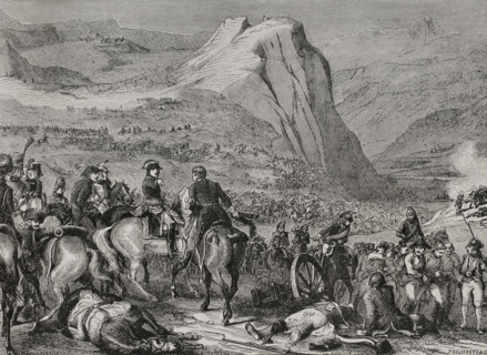 French Revolutionary Wars: Italian campaign - Battle of Rivoli (14 January 1797), 1879. Creator: Launay-Marchand.