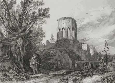 General view of the city, Nazareth, 1840. Creator: Aubert.