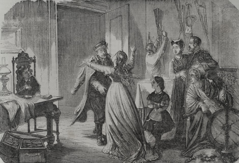 Franco-Prussian War (1870-1871): The return of the German soldier, 1871. Creator: Fusté.