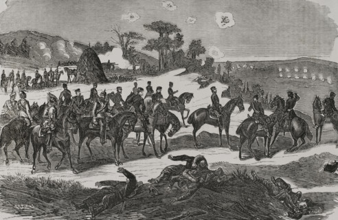 Franco-Prussian War (1870-1871): Second Battle of Orléans (3-4 December 1870), 1871. Creator: Artigas.