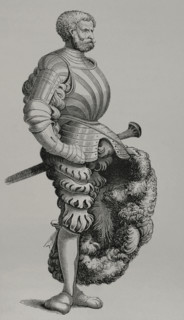 German Knight,  1877. Creators: Burgmayer, Unknown.