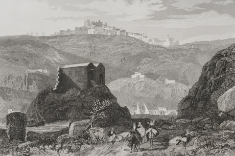 Patmos, 1840. Creator: Aubert.