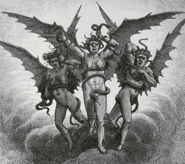 The Divine Comedy (1307-1321): Inferno (Hell), 1888.  Creators: Jean Edouard Dargent, Navellier & L Marie.