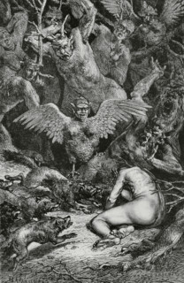 The Divine Comedy (1307-1321): Inferno (Hell), 1888.  Creators: Jean Edouard Dargent, Edouard Berveiller.